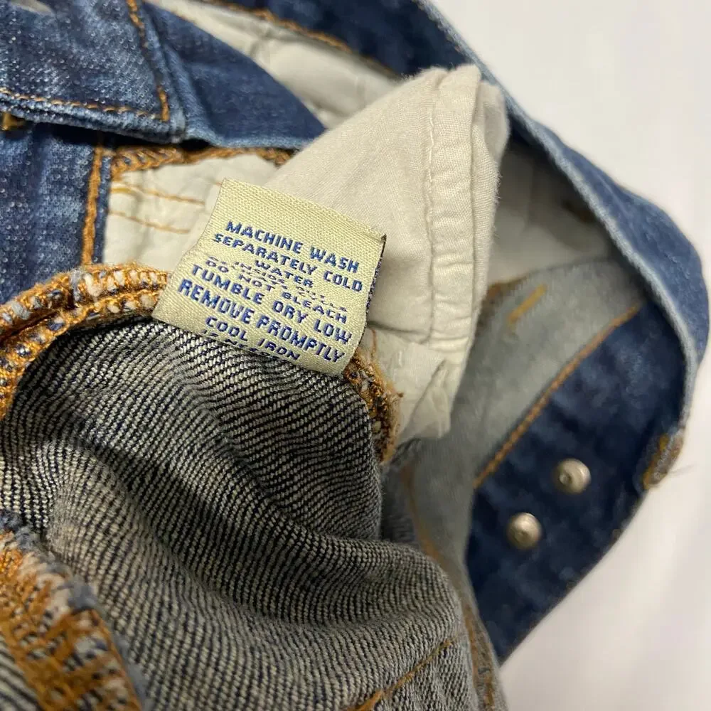 CAbi Jeans Womens Size 2 Rivets Straight Stretch Denim Low Rise Style #513 - Picture 16 of 16